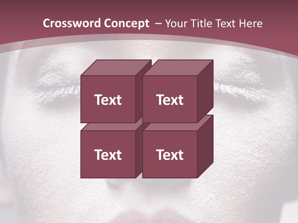 Make Up Weird Winter Storm PowerPoint Template