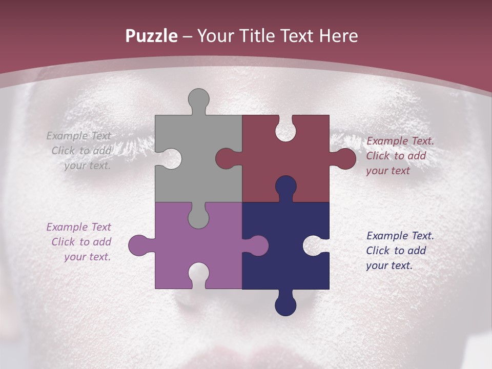 Make Up Weird Winter Storm PowerPoint Template