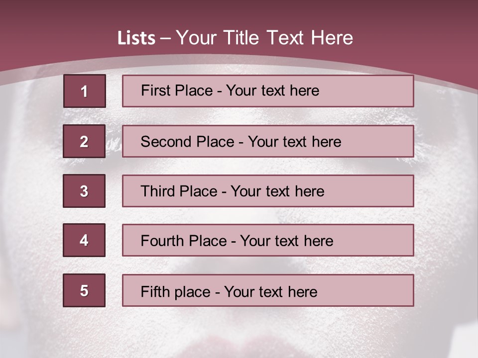 Make Up Weird Winter Storm PowerPoint Template