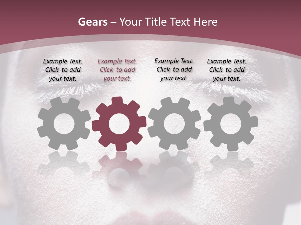 Make Up Weird Winter Storm PowerPoint Template