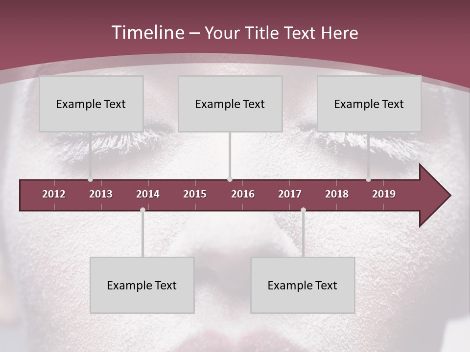 Make Up Weird Winter Storm PowerPoint Template