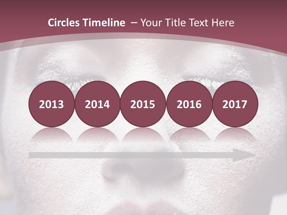 Make Up Weird Winter Storm PowerPoint Template