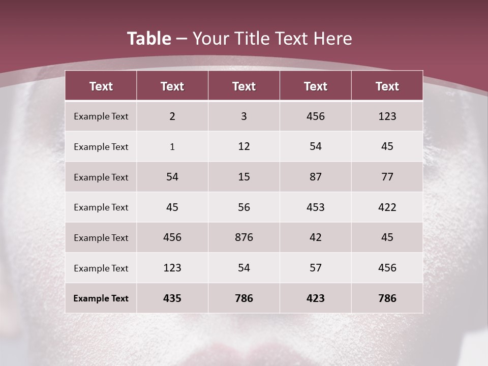 Make Up Weird Winter Storm PowerPoint Template
