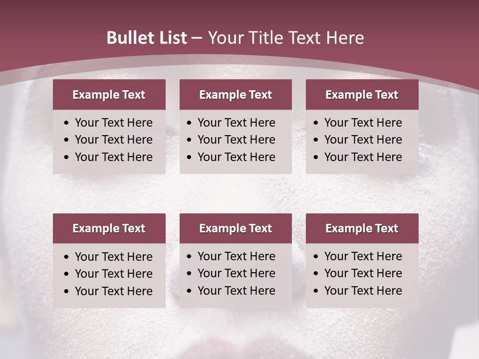 Make Up Weird Winter Storm PowerPoint Template