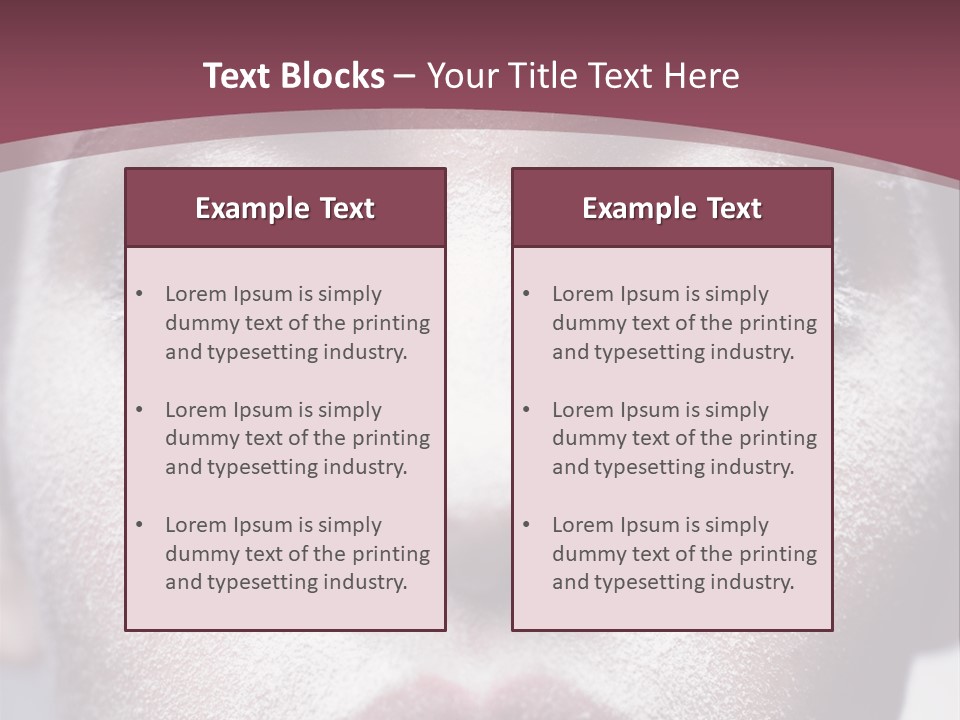 Make Up Weird Winter Storm PowerPoint Template