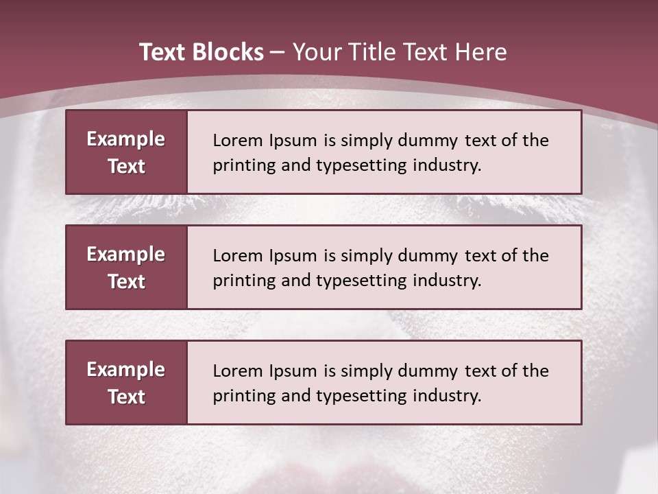 Make Up Weird Winter Storm PowerPoint Template
