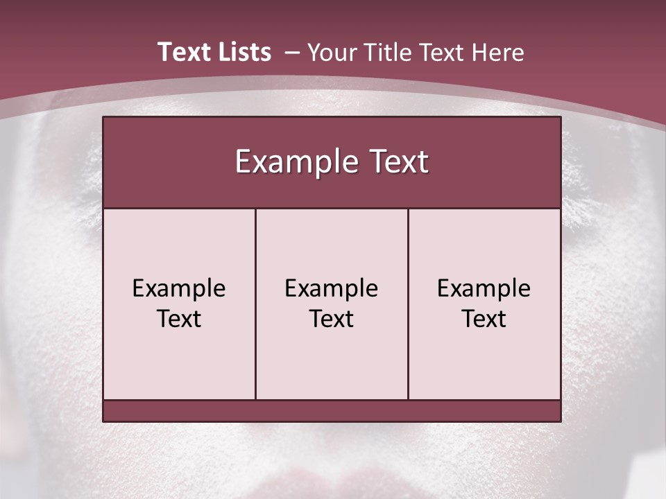 Make Up Weird Winter Storm PowerPoint Template