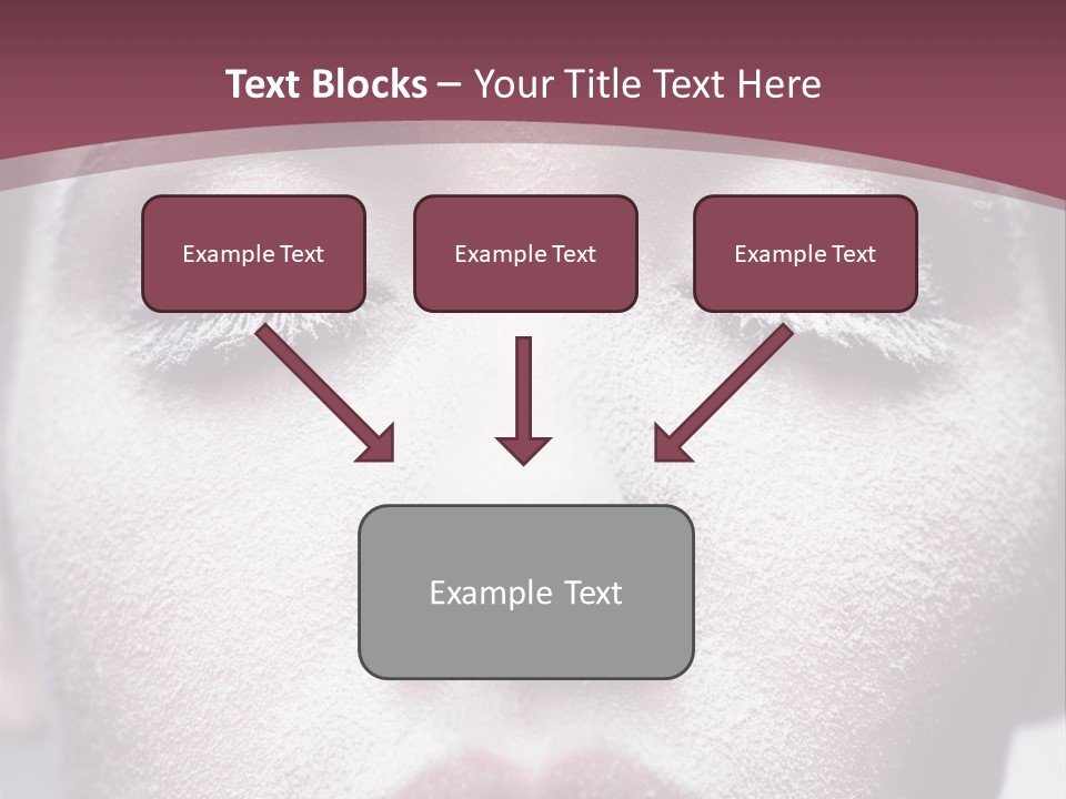 Make Up Weird Winter Storm PowerPoint Template