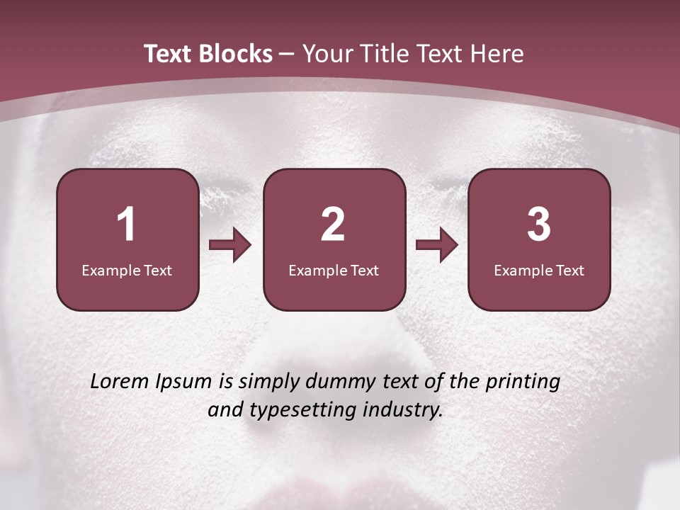 Make Up Weird Winter Storm PowerPoint Template