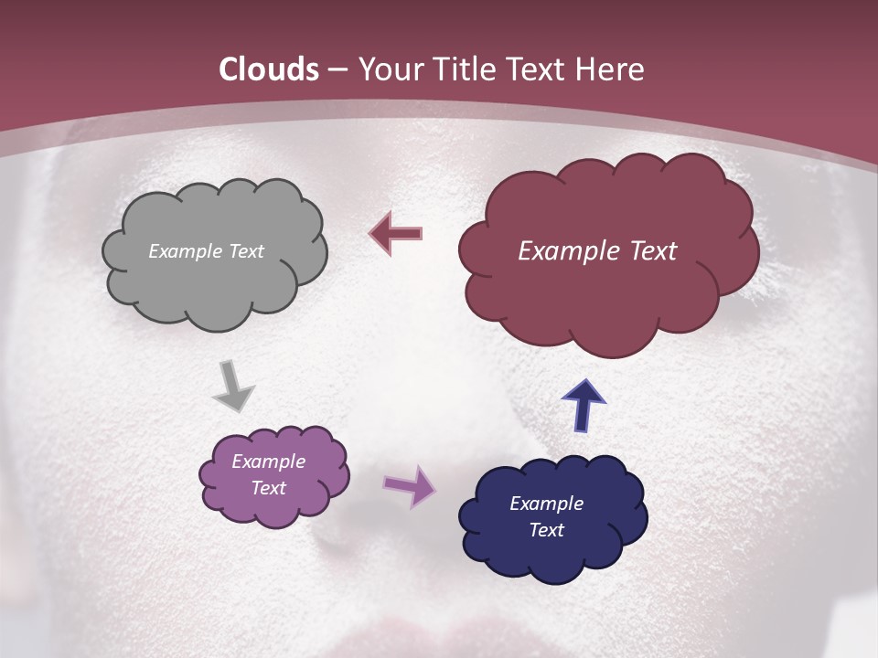 Make Up Weird Winter Storm PowerPoint Template