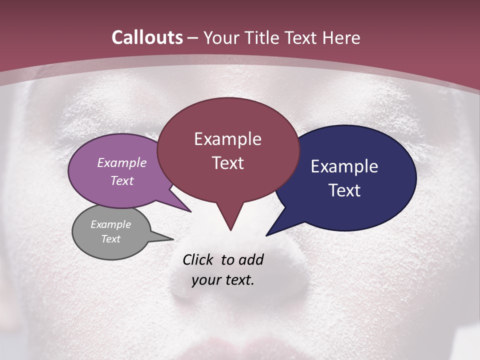 Make Up Weird Winter Storm PowerPoint Template