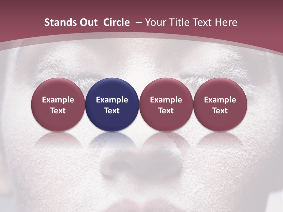 Make Up Weird Winter Storm PowerPoint Template