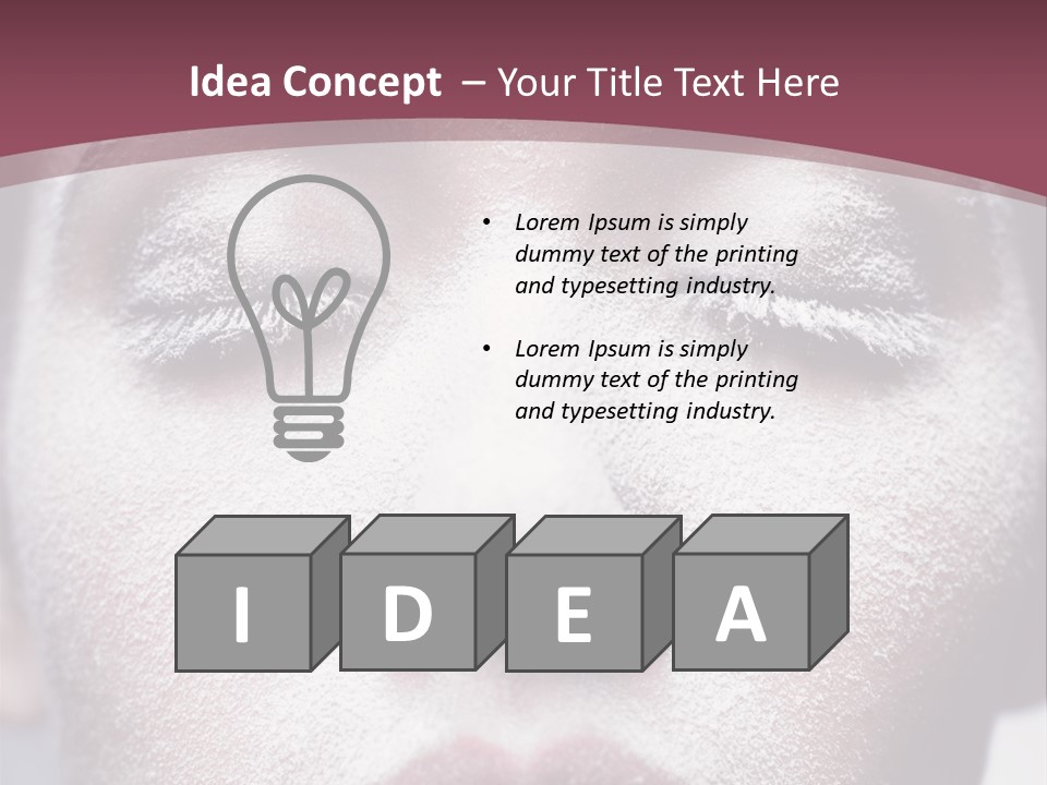 Make Up Weird Winter Storm PowerPoint Template