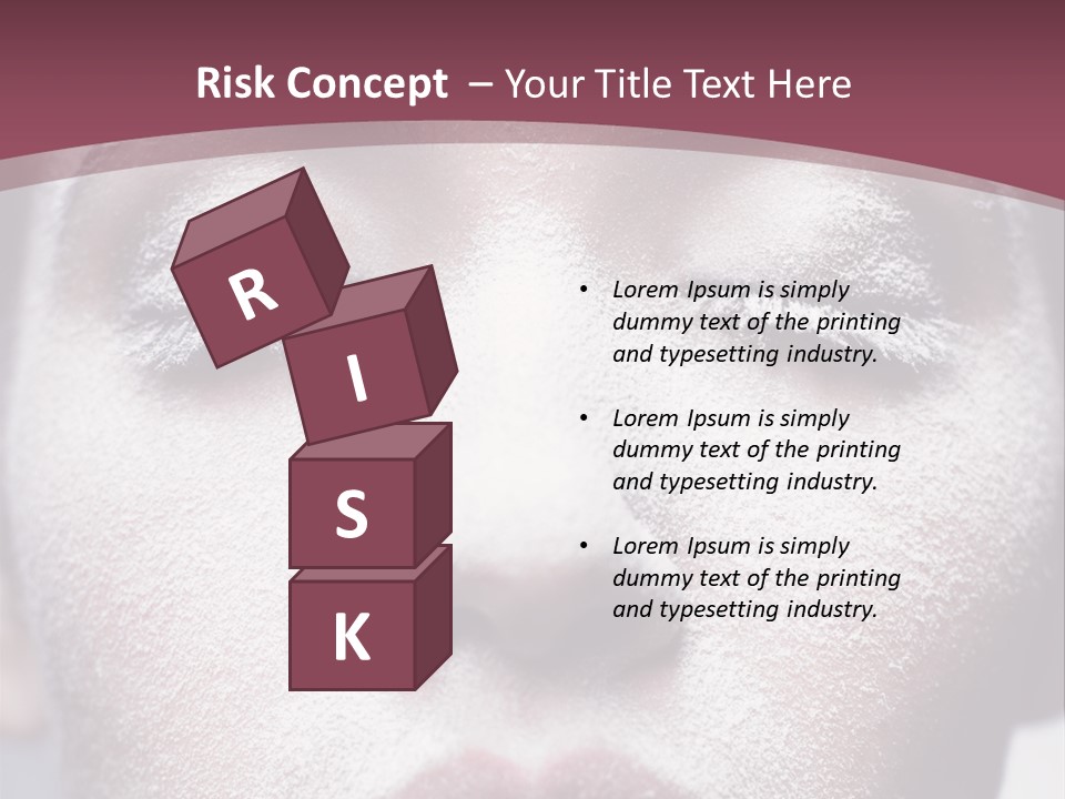 Make Up Weird Winter Storm PowerPoint Template