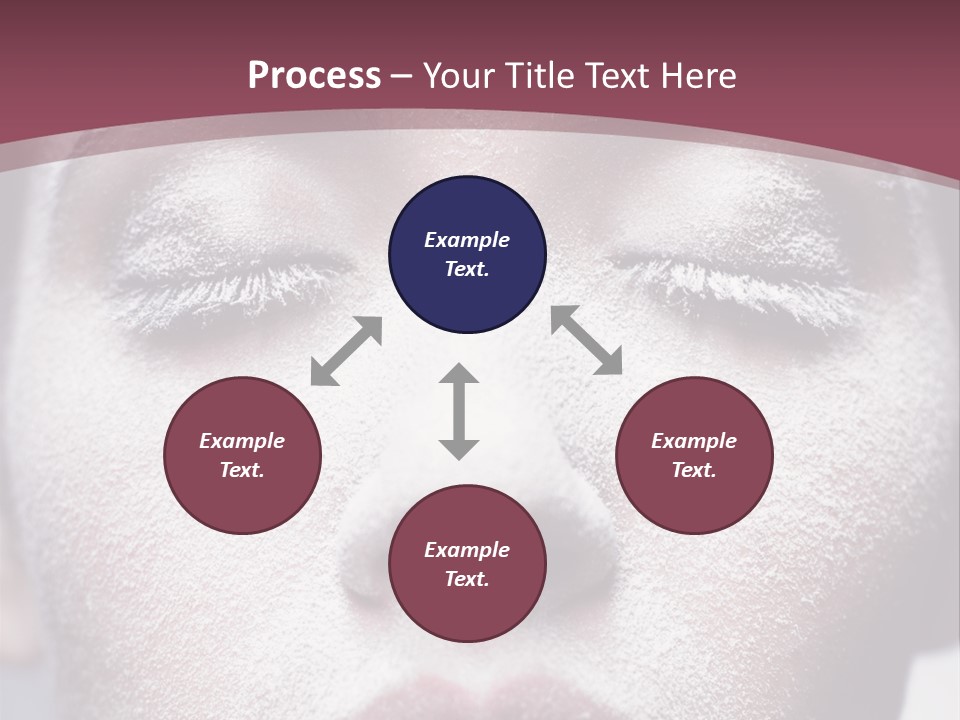 Make Up Weird Winter Storm PowerPoint Template