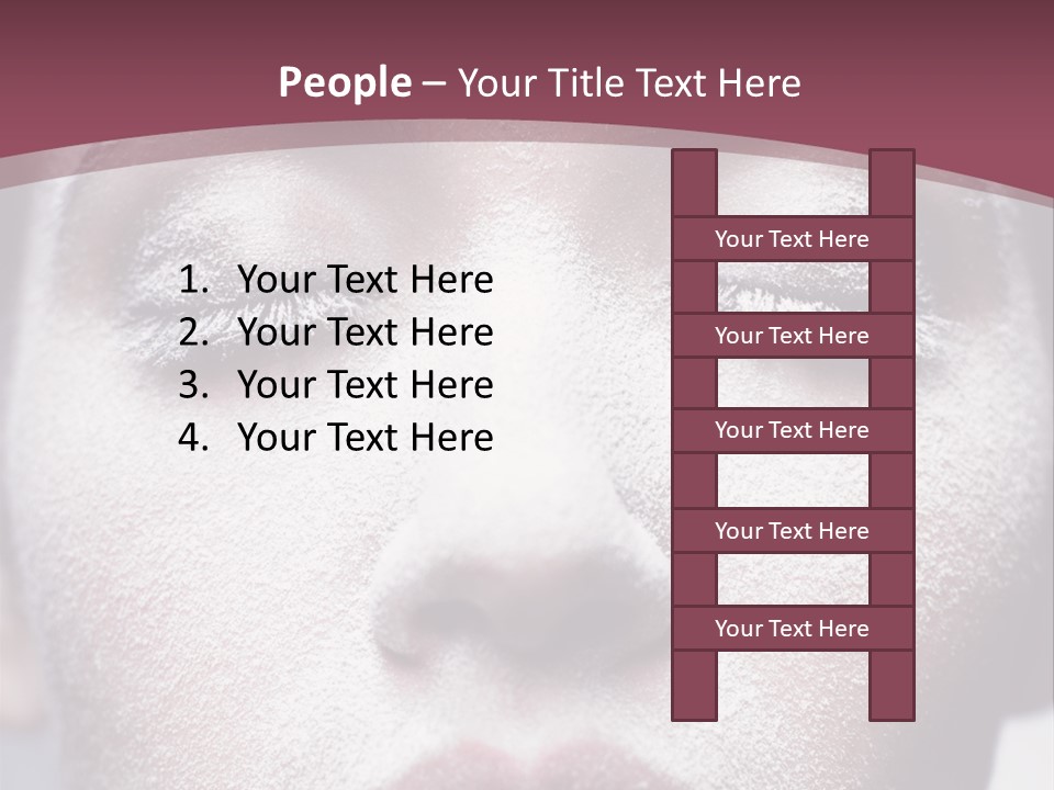 Make Up Weird Winter Storm PowerPoint Template