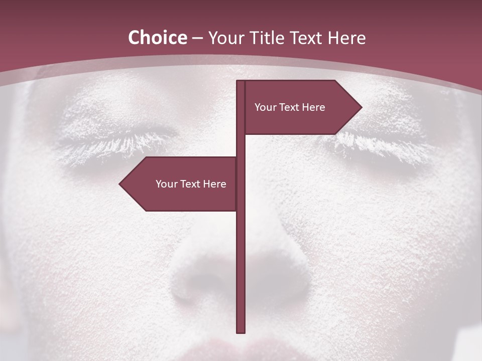 Make Up Weird Winter Storm PowerPoint Template