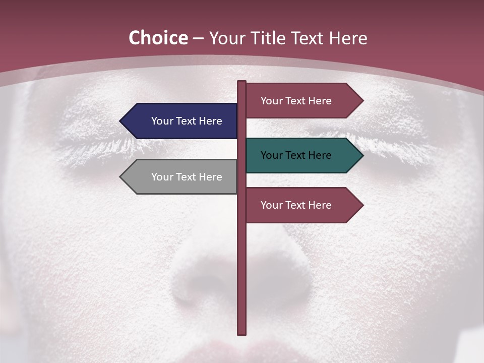 Make Up Weird Winter Storm PowerPoint Template