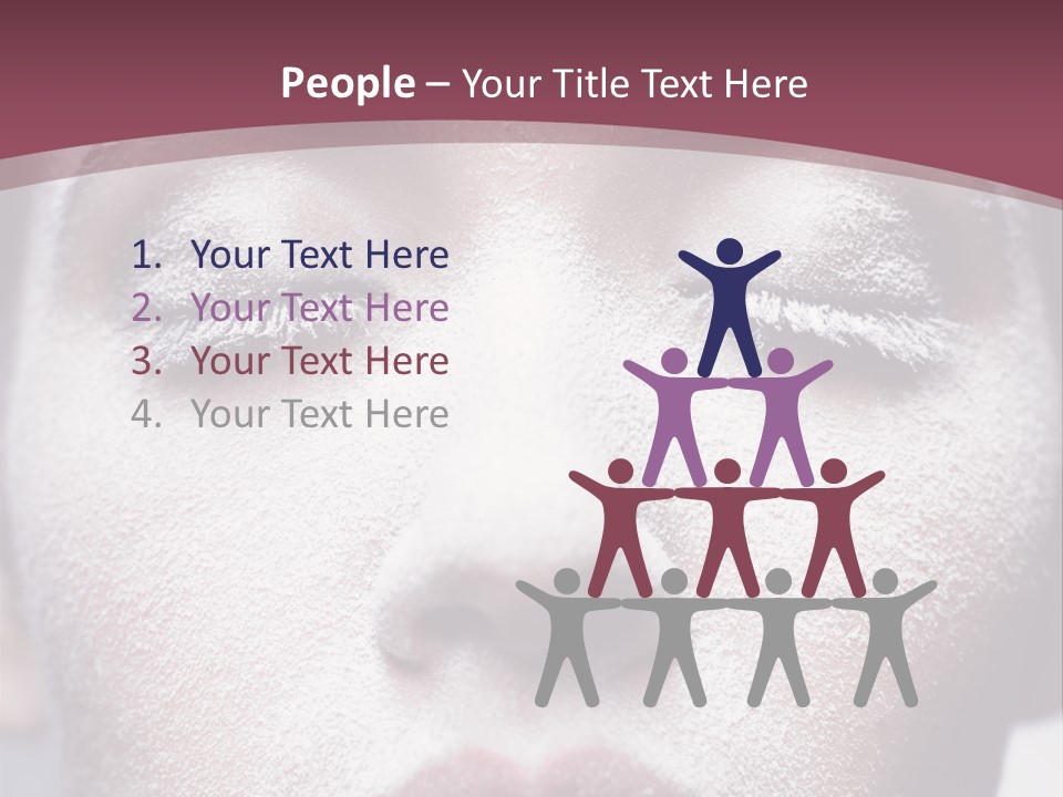 Make Up Weird Winter Storm PowerPoint Template