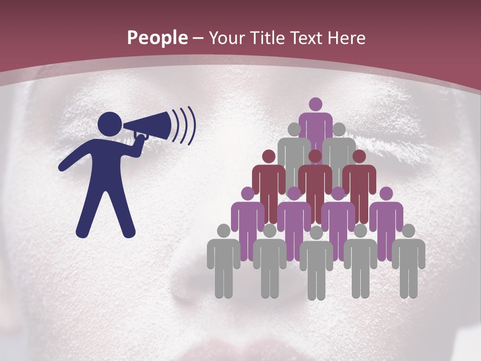 Make Up Weird Winter Storm PowerPoint Template