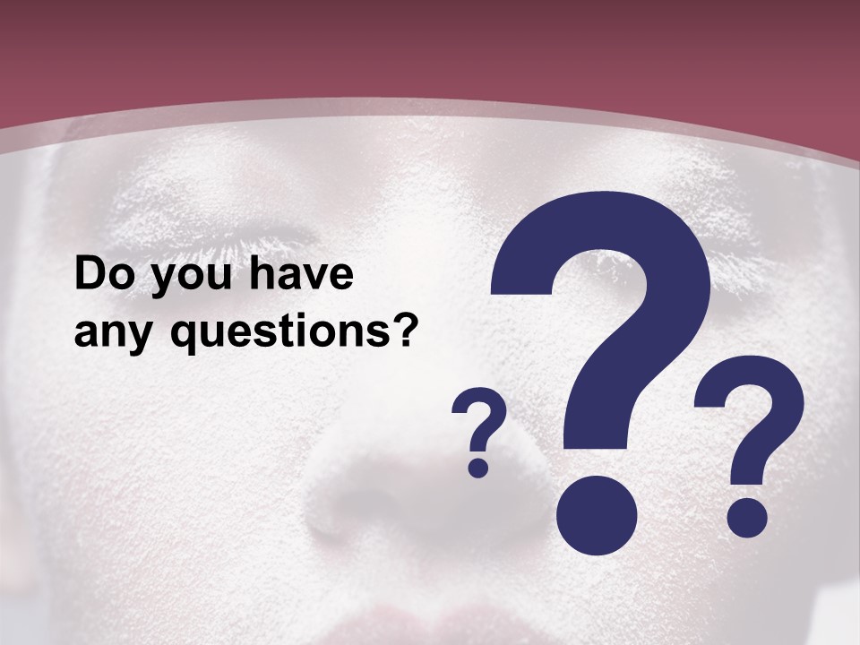 Make Up Weird Winter Storm PowerPoint Template