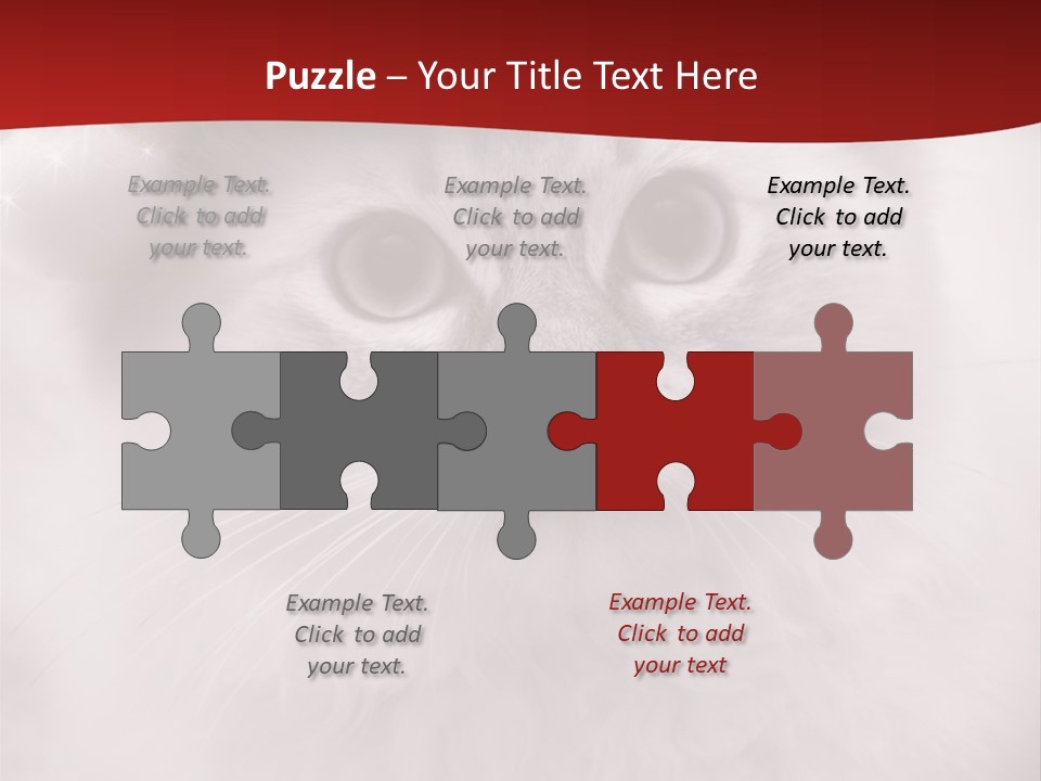 Hat Kitten Cat PowerPoint Template