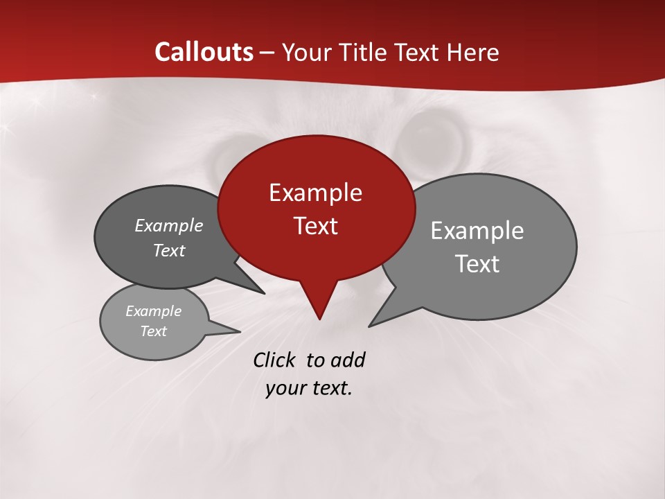 Hat Kitten Cat PowerPoint Template