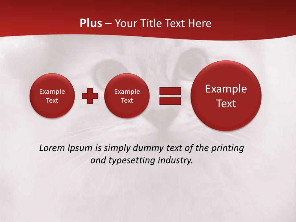 Hat Kitten Cat PowerPoint Template