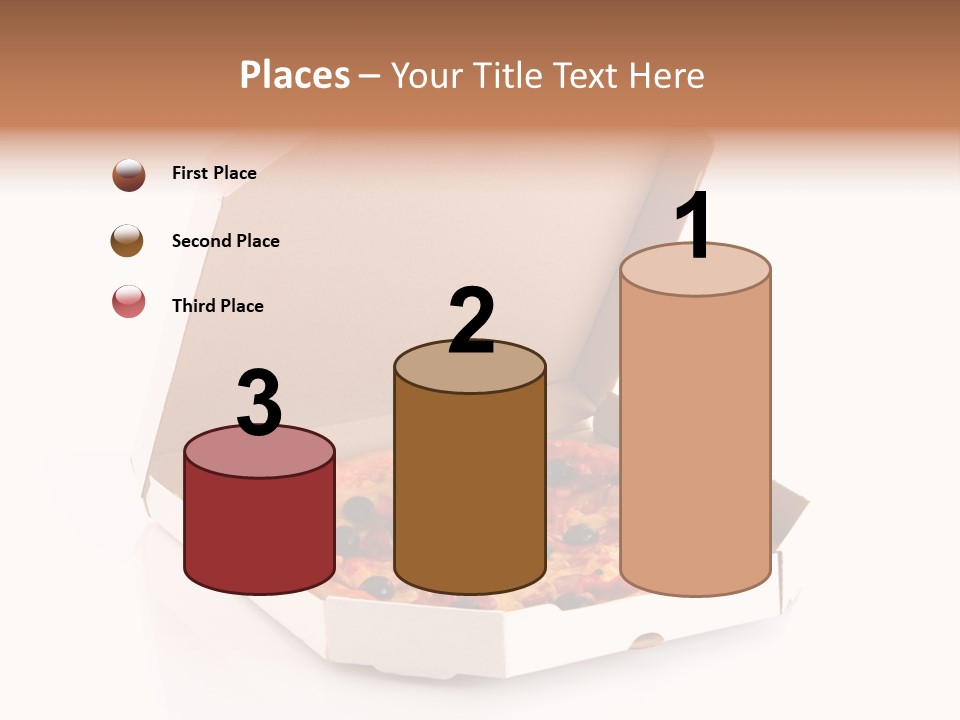 Box Delivery Olive PowerPoint Template