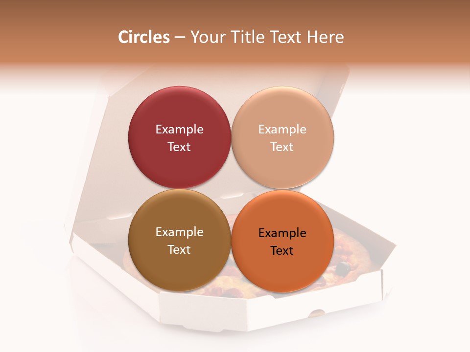 Box Delivery Olive PowerPoint Template