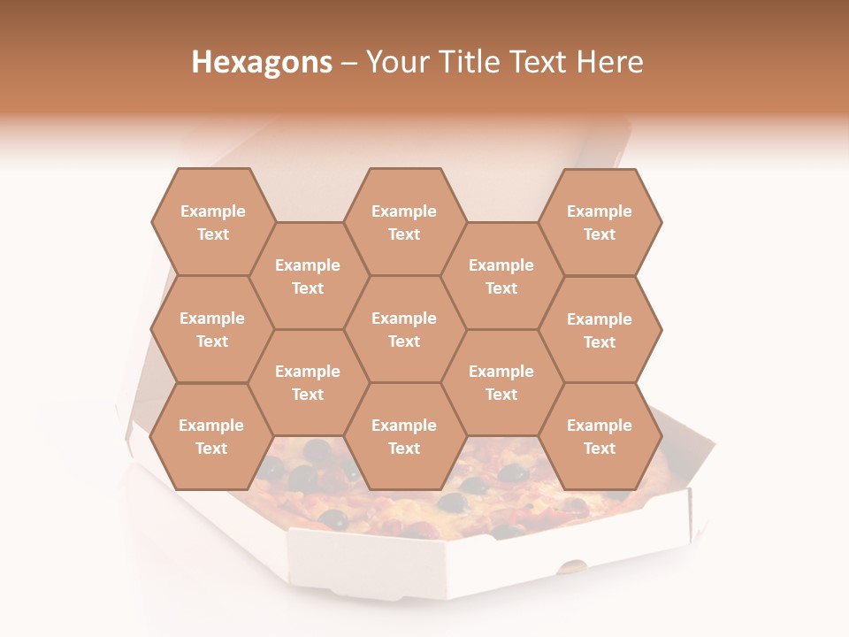 Box Delivery Olive PowerPoint Template