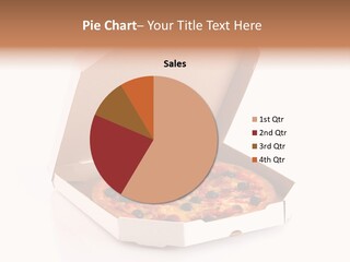 Box Delivery Olive PowerPoint Template