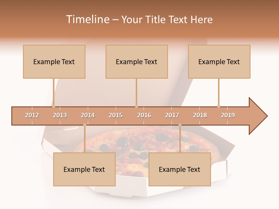 Box Delivery Olive PowerPoint Template