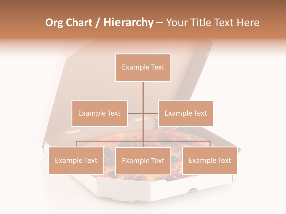 Box Delivery Olive PowerPoint Template