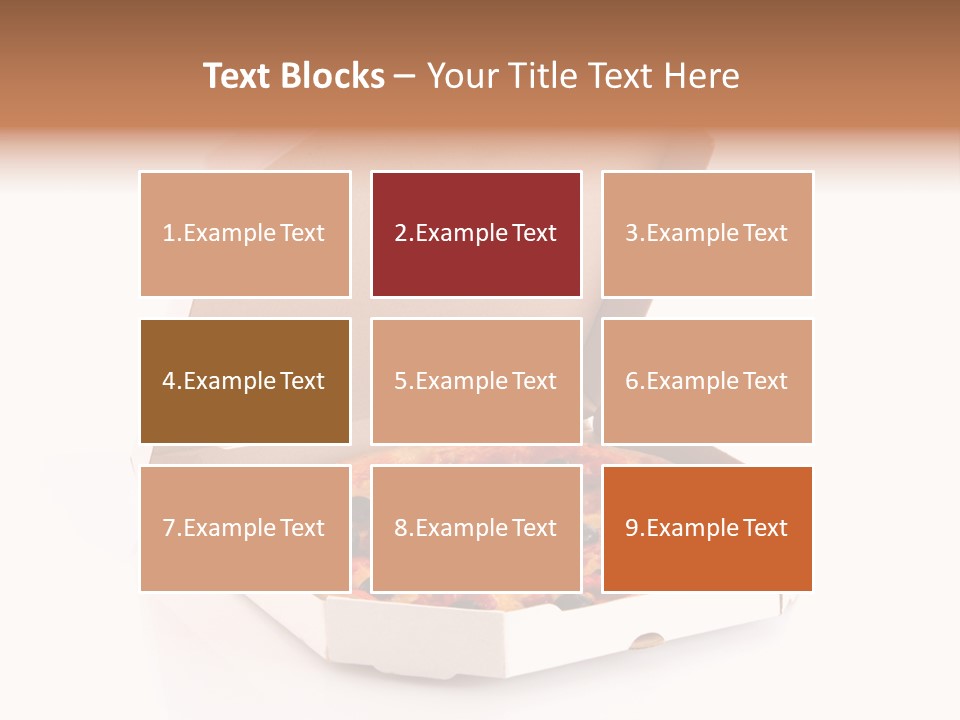 Box Delivery Olive PowerPoint Template