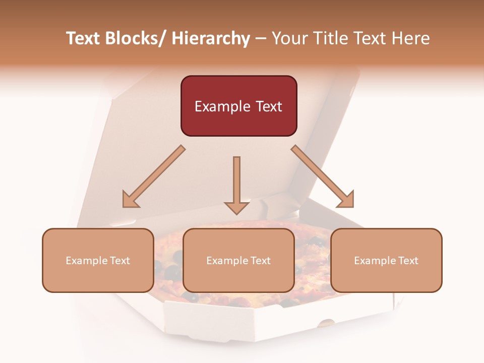 Box Delivery Olive PowerPoint Template