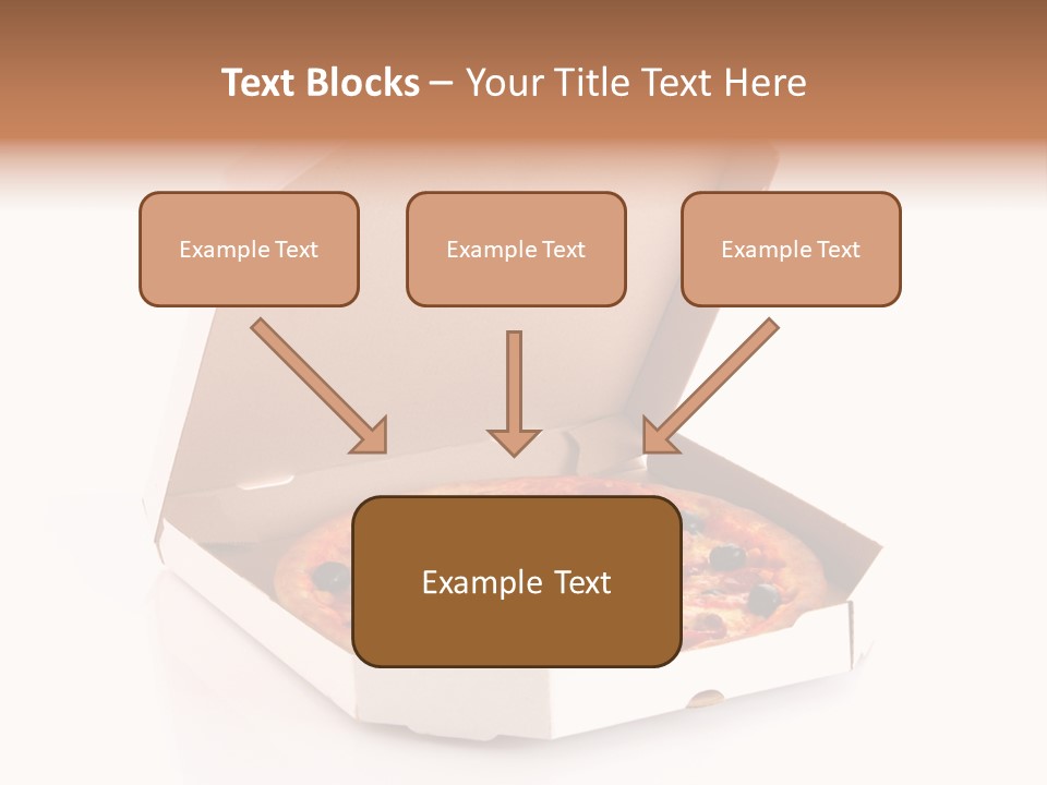 Box Delivery Olive PowerPoint Template