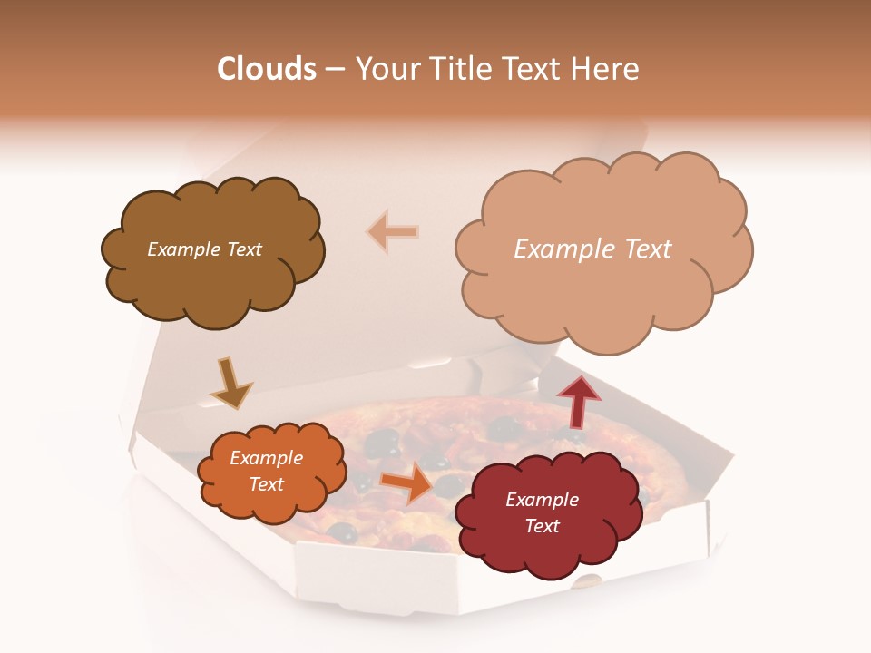 Box Delivery Olive PowerPoint Template
