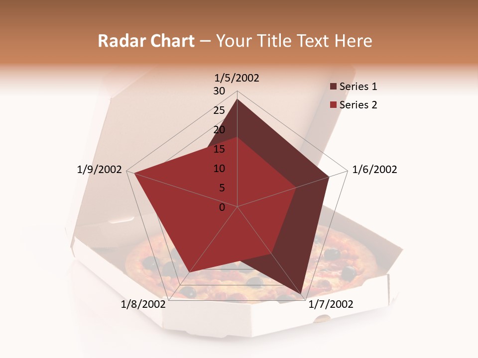 Box Delivery Olive PowerPoint Template