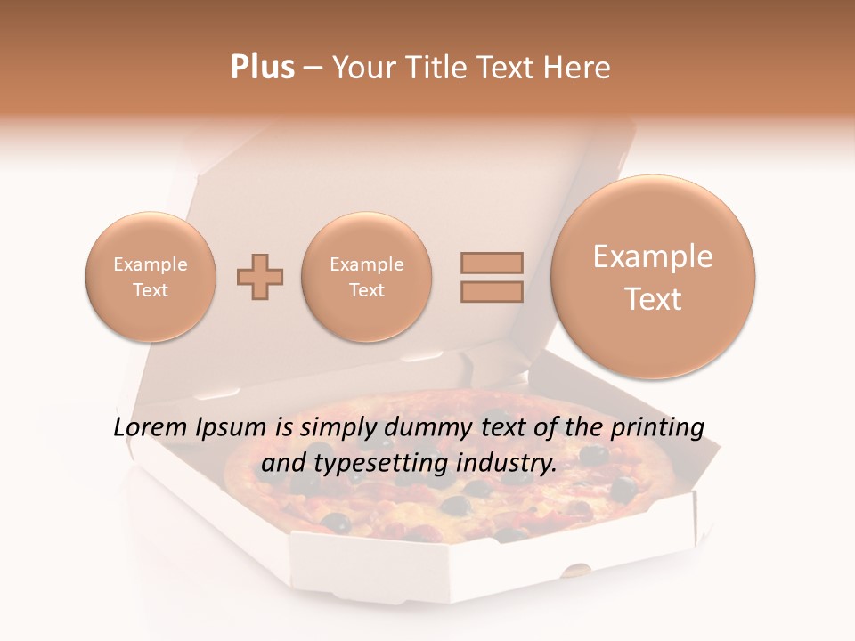 Box Delivery Olive PowerPoint Template