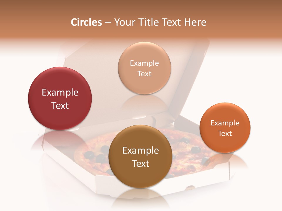 Box Delivery Olive PowerPoint Template