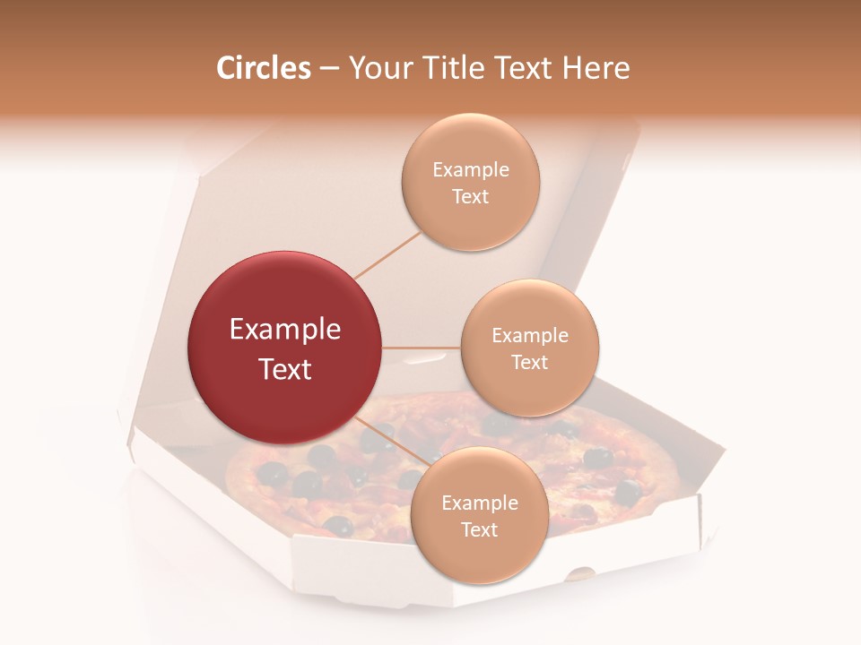 Box Delivery Olive PowerPoint Template