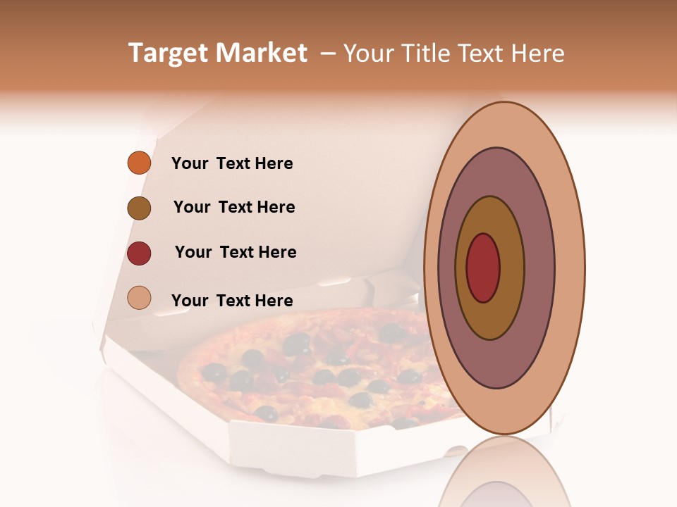 Box Delivery Olive PowerPoint Template