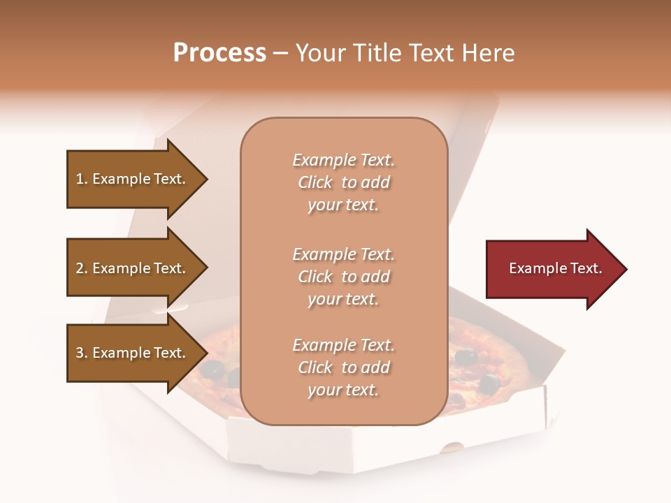 Box Delivery Olive PowerPoint Template