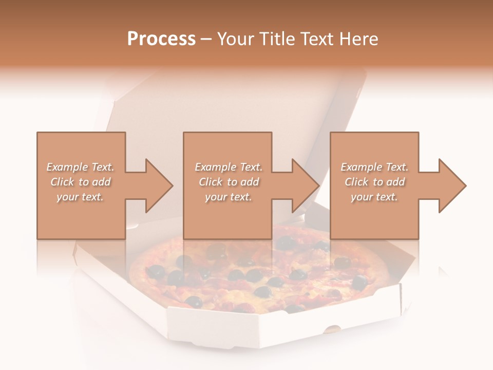 Box Delivery Olive PowerPoint Template