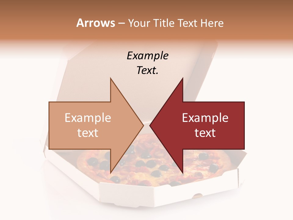 Box Delivery Olive PowerPoint Template