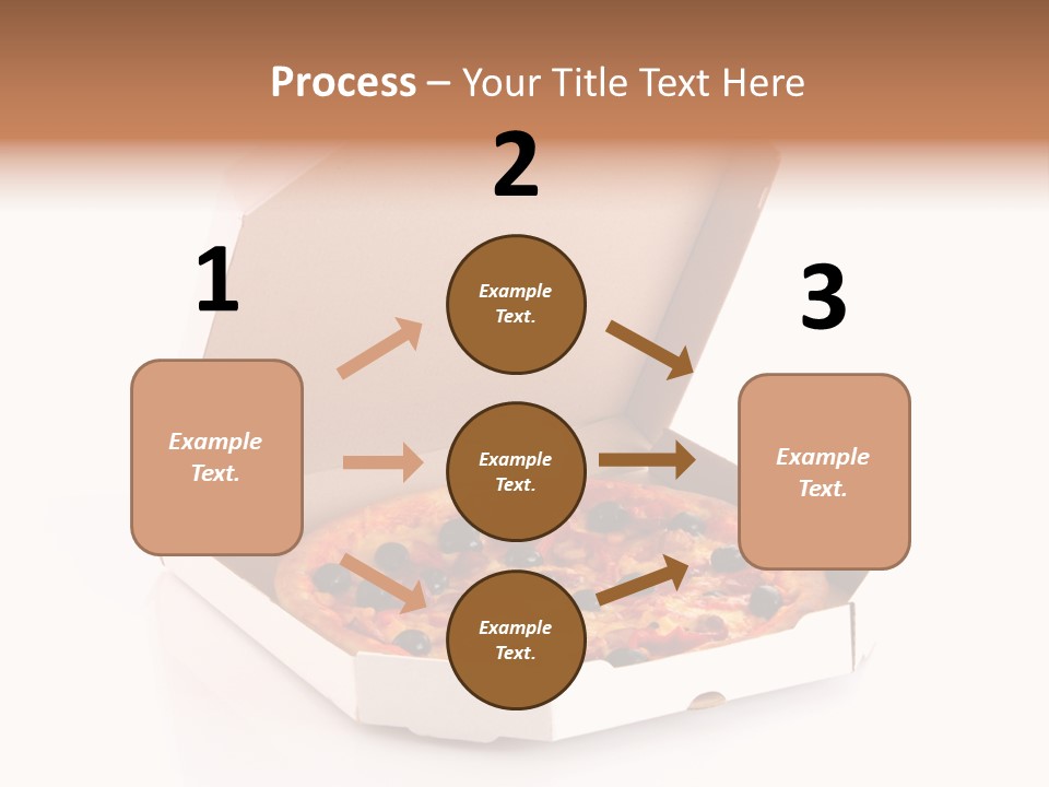 Box Delivery Olive PowerPoint Template