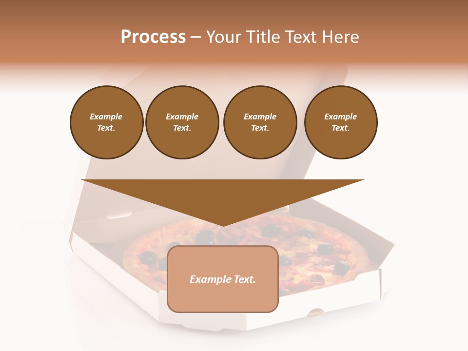 Box Delivery Olive PowerPoint Template