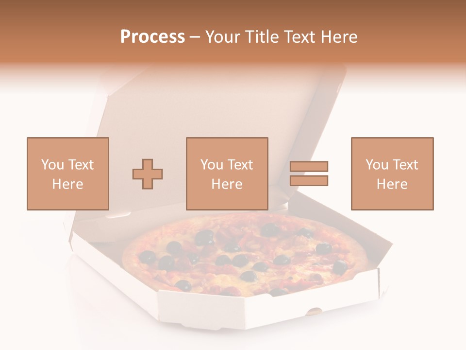 Box Delivery Olive PowerPoint Template