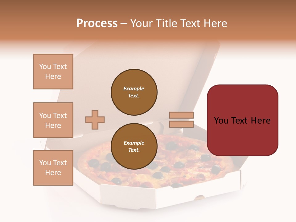 Box Delivery Olive PowerPoint Template